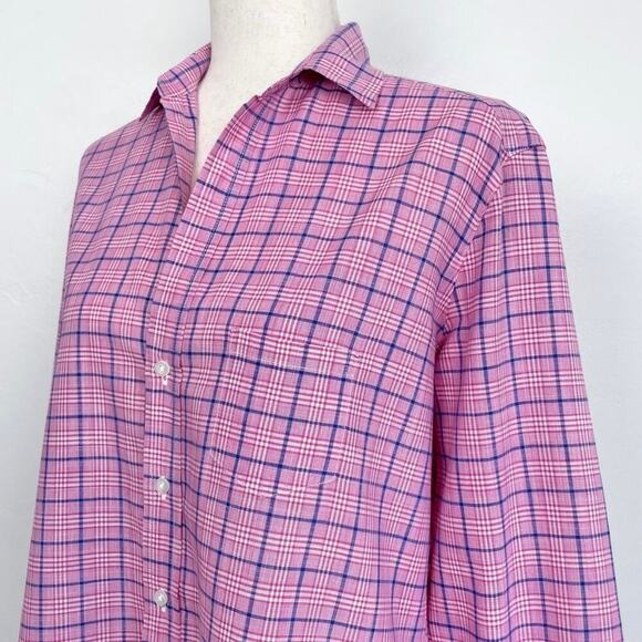 Frank & Eileen Italian Cotton Plaid Eileen Relaxed Fit Button-Up Shirt - Picture 5 of 11